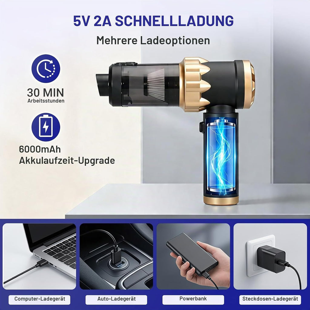 4-in-1 Akku-Handstaubsauger